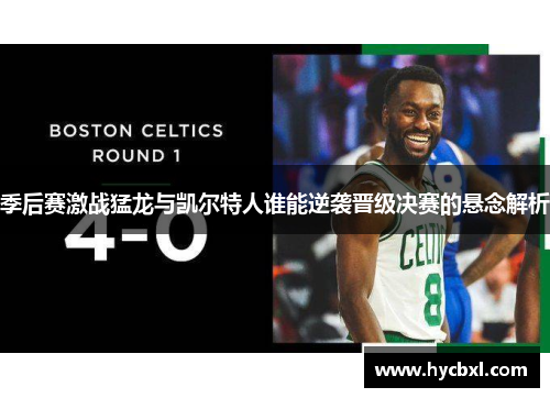季后赛激战猛龙与凯尔特人谁能逆袭晋级决赛的悬念解析
